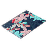 Tropische palmbladeren:  notitieboek (Linkerzijde)