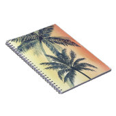 Tropische palmbladeren notitieboek (Rechterzijde)