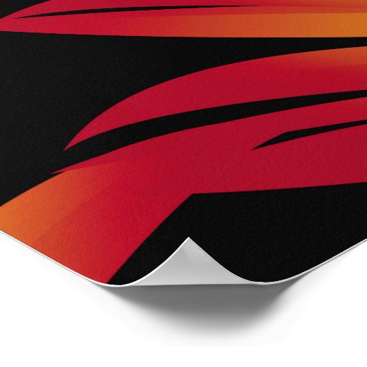 Tropische palmbladeren, oerwoud bladeren, flora poster (Hoek)