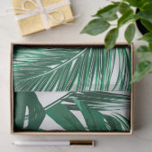 Tropische palmbladeren ontkoppelen weefsel tissuepapier (Geschenk)