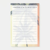 Tropische palmbladeren post-it® notes (Voorkant)