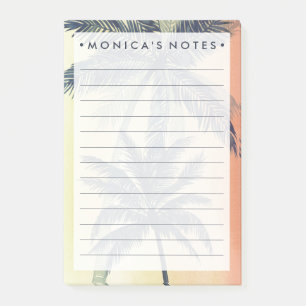 Tropische palmbladeren post-it® notes