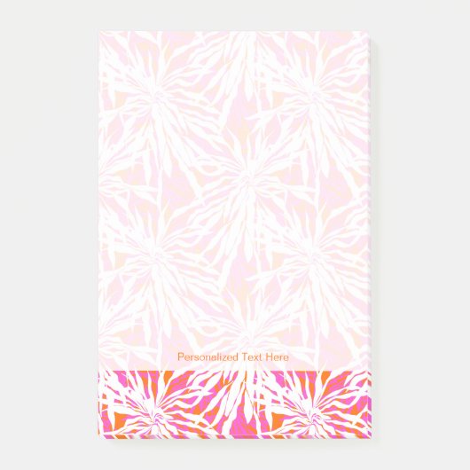 Tropische palmbladeren post-it® notes (Voorkant)