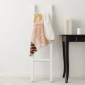 Tropische palmbladeren sherpa deken (In situ)