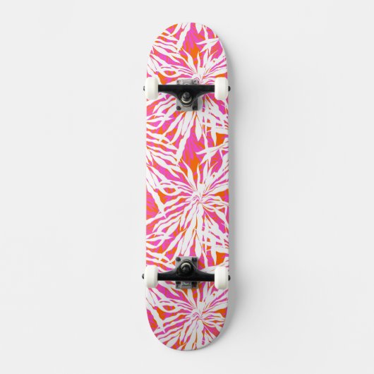Tropische palmbladeren skateboard (Voorkant)