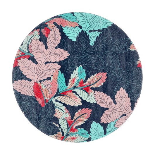 Tropische palmbladeren: snijplank (Voorkant)