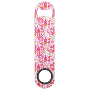 Tropische palmbladeren speed flessenopener