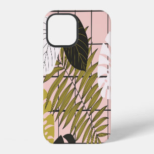 Tropische palmbladeren, stijlvolle zomer. iPhone 12 hoesje