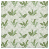 Tropische palmbladeren stof (Swatch)