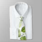 Tropische palmbladeren stropdas (Gebonden)