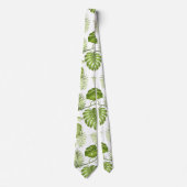 Tropische palmbladeren stropdas (Voorkant)