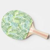 Tropische palmbladeren tafeltennisbatje (Zijkant)