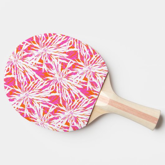 Tropische palmbladeren tafeltennisbatje (Zijkant)