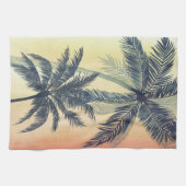 Tropische palmbladeren theedoek (Horizontaal)