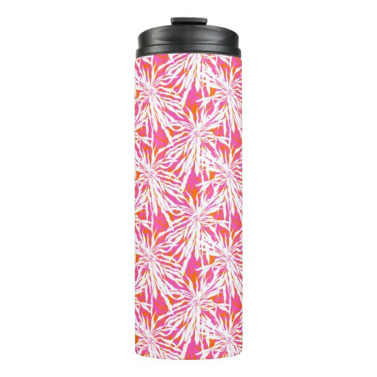 Tropische palmbladeren thermosbeker (Voorkant)