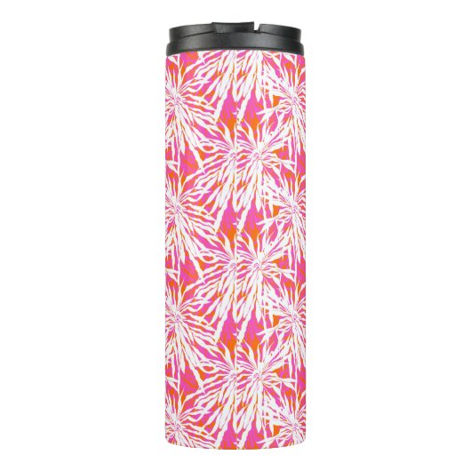 Tropische palmbladeren thermosbeker (Achterkant)