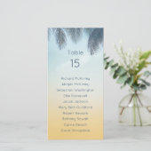 Tropische Palmbladeren Trouw Stoelenplattegrond (Staand voorkant)