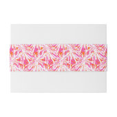 Tropische palmbladeren uitnodigingen wikkel (Achterkant Voorbeeld)