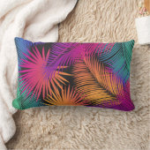 Tropische palmbladeren Waterverf carnaval Kussen (Deken)