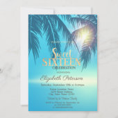 Tropische palmbladeren, zoet 16 kaart (Voorkant)