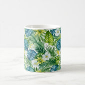Tropische palmbloemen koffie Mok (Center)