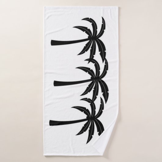Tropische palmbomen badhanddoek (Badhanddoek)