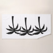 Tropische palmbomen badhanddoek (Badhanddoek)