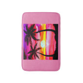 Tropische palmbomen badmat (Voorkant Verticaal)