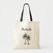 Tropische palmbomen Bladerplanten Botanisch Tote Bag (Voorkant)