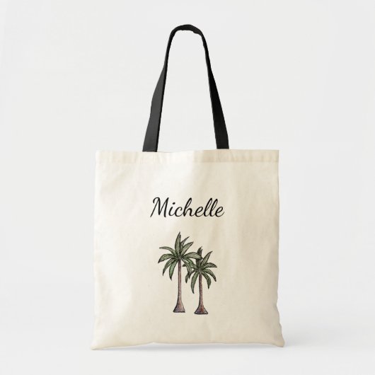 Tropische palmbomen Bladerplanten Botanisch Tote Bag (Voorkant)