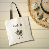 Tropische palmbomen Bladerplanten Botanisch Tote Bag
