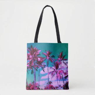 Tropische Palmbomen Boodschappentas Tote Bag