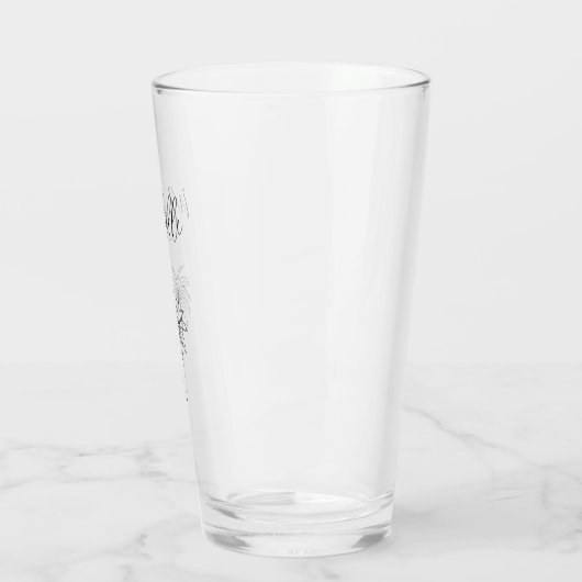 Tropische palmbomen Botanisch gebladerte Glas (Links)