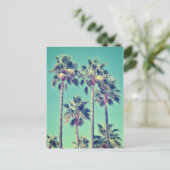 Tropische  palmbomen briefkaart (Staand voorkant)