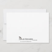 Tropische palmbomen bruiloft uitnodigingen (Achterkant)