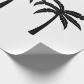 Tropische palmbomen cadeaupapier (Hoek)