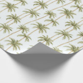 Tropische Palmbomen Cadeaupapier (Hoek)