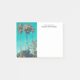 Tropische palmbomen California Retro Post-it® Notes