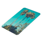 Tropische palmbomen California Retro Vibe Magneet (Linkerzijde)