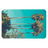 Tropische palmbomen California Retro Vibe Magneet (Horizontaal)