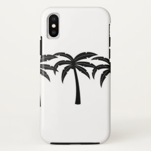 Tropische palmbomen iPhone x hoesje