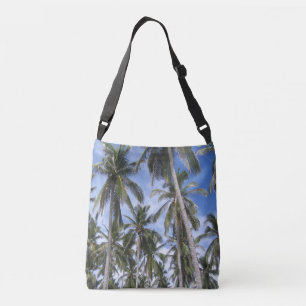 Tropische palmbomen crossbody tas