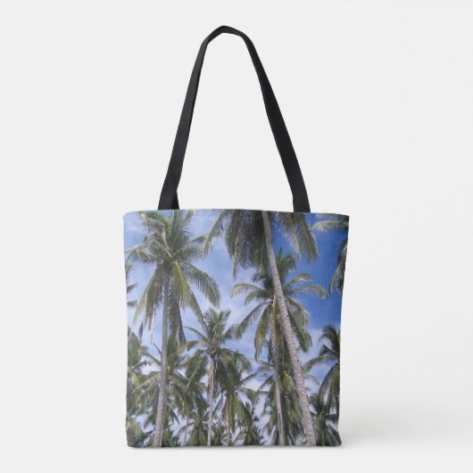 Tropische palmbomen. Dames Tote Bag (Achterkant)