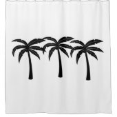 Tropische palmbomen douchegordijn (Voorkant)