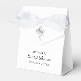 Tropische palmbomen Elegant Vrijgezellenfeest Bedankdoosjes