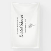 Tropische palmbomen Elegant Vrijgezellenfeest Spandoek (Verticaal)