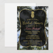 Tropische palmbomen en ananas Vrijgezellenfeest Kaart (Voorkant / Achterkant)