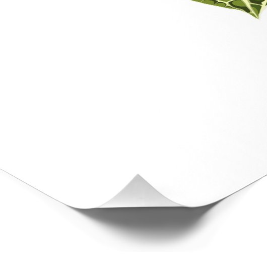 Tropische palmbomen en exotische bladeren. perfect poster (Hoek)