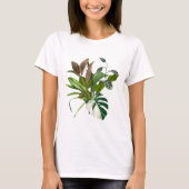 Tropische palmbomen en exotische bladeren. t-shirt (Voorkant)
