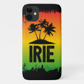Tropische palmbomen en zonsondergang Jamaicaanse I Case-Mate iPhone Case (Achterkant)